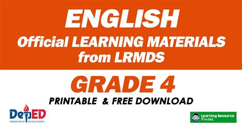 lrmds.deped.gov.ph grade 4|ENGLISH .